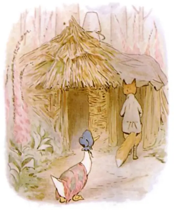 Beatrix Potter's picture for the passage: "But as to a nest—there is no difficulty: I…