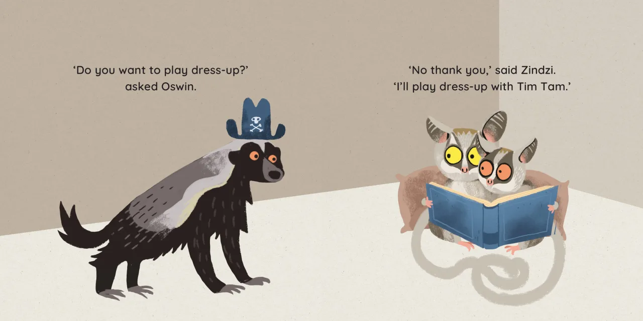 Best Friends — illustrated spread 2 of 12. Official Book Dash page image with embedded story text and artwork.
