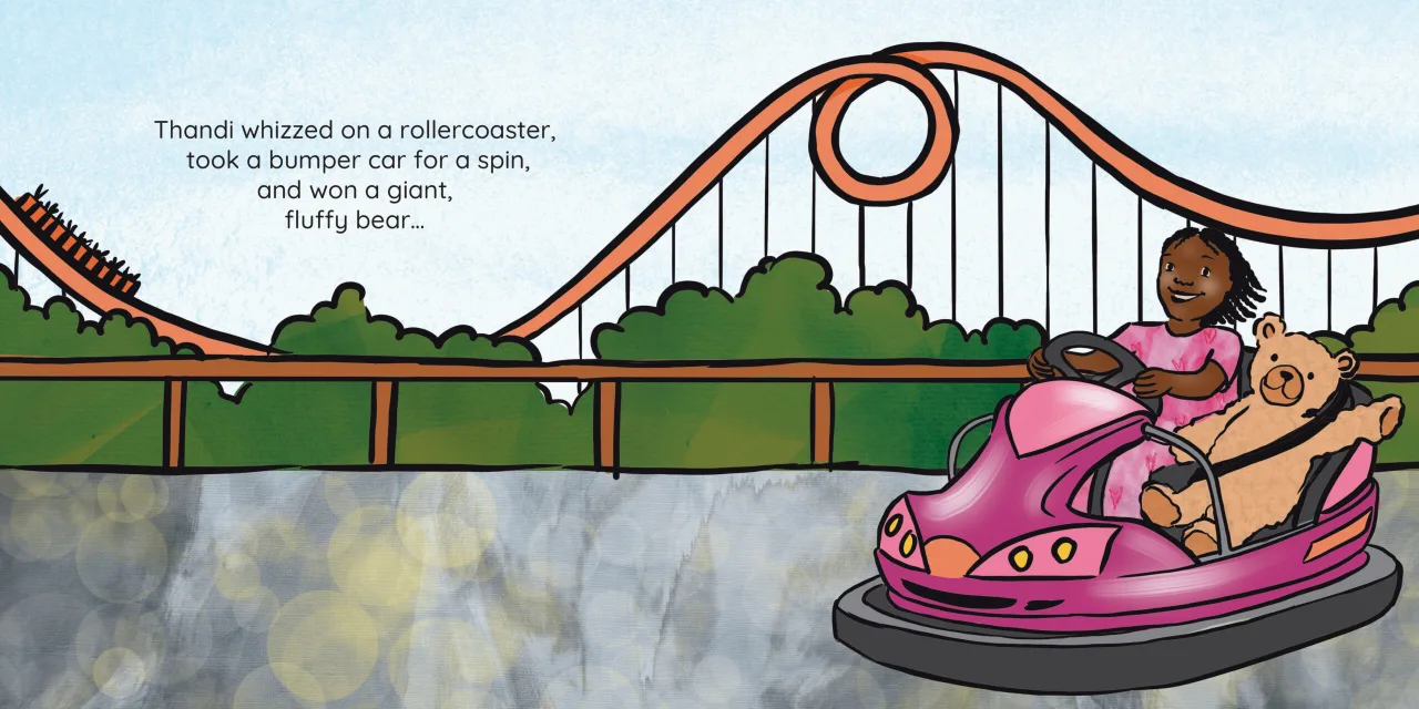 Going Places — illustrated spread 1 of 12. Official Book Dash page image with embedded story text and artwork.