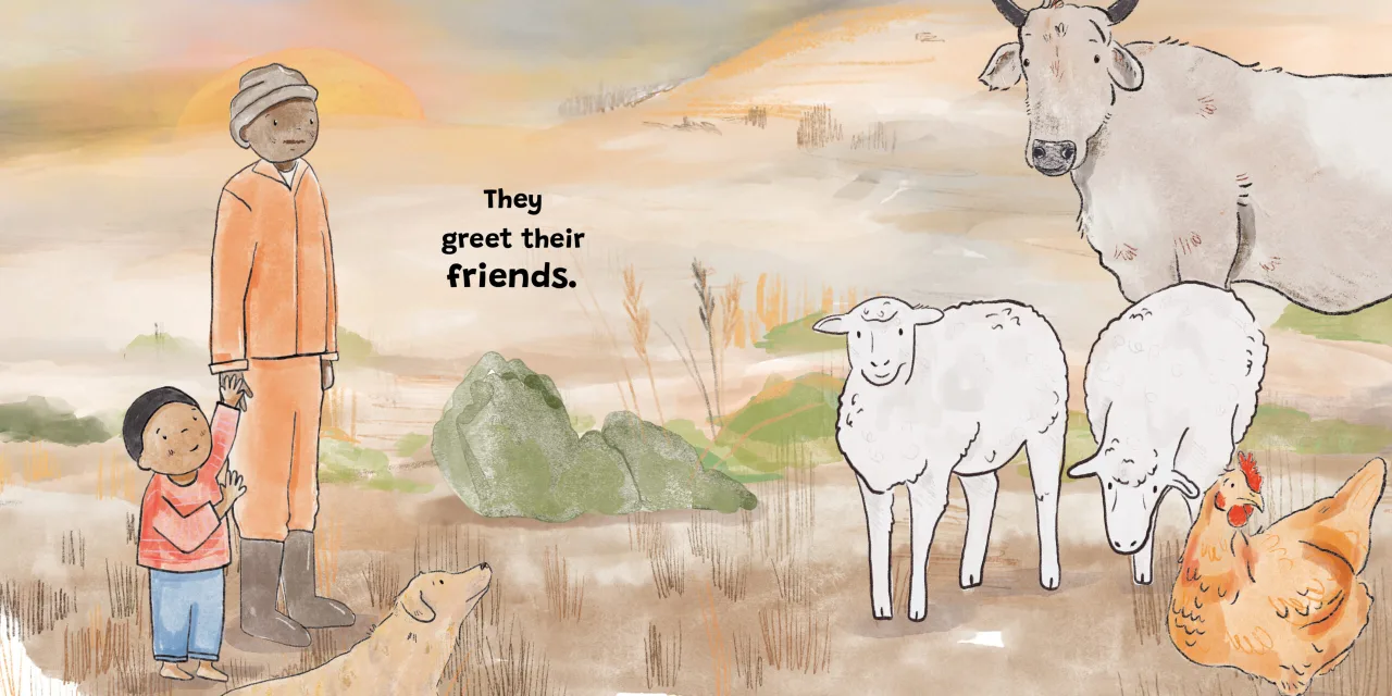 Jock and Me — illustrated spread 6 of 12. Official Book Dash page image with embedded story text and artwork.