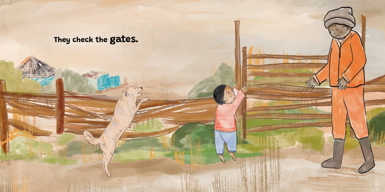 Jock and Me — illustrated spread 8 of 12. Official Book Dash page image with embedded story text and artwork.