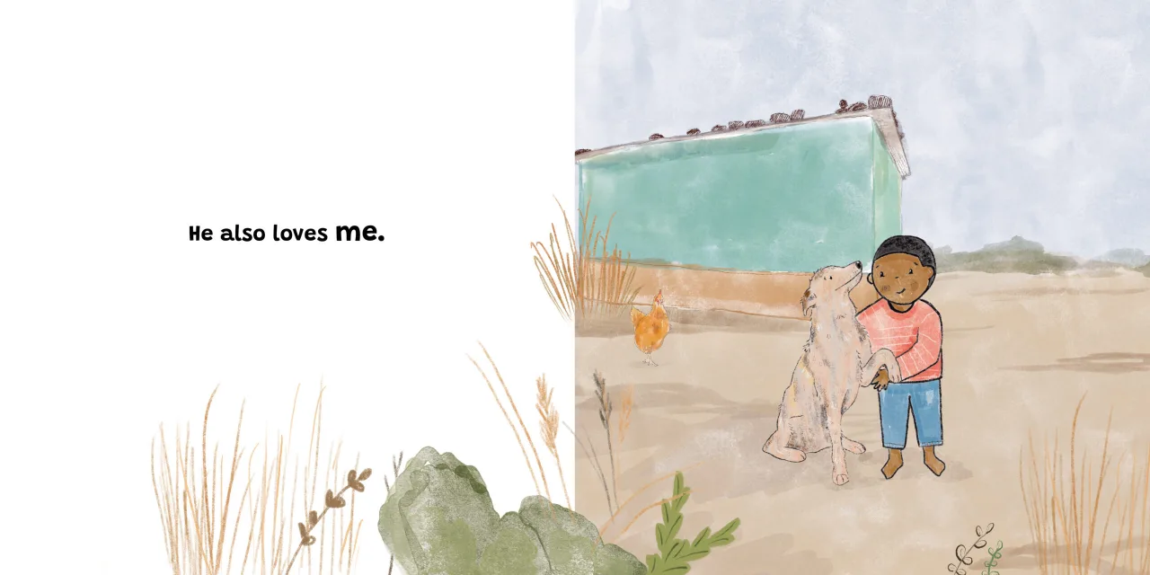 Jock and Me — illustrated spread 12 of 12. Official Book Dash page image with embedded story text and artwork.