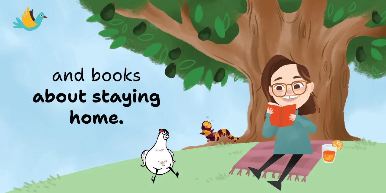 Julia Loves Books — illustrated spread 7 of 12. Official Book Dash page image with embedded story text and artwork.
