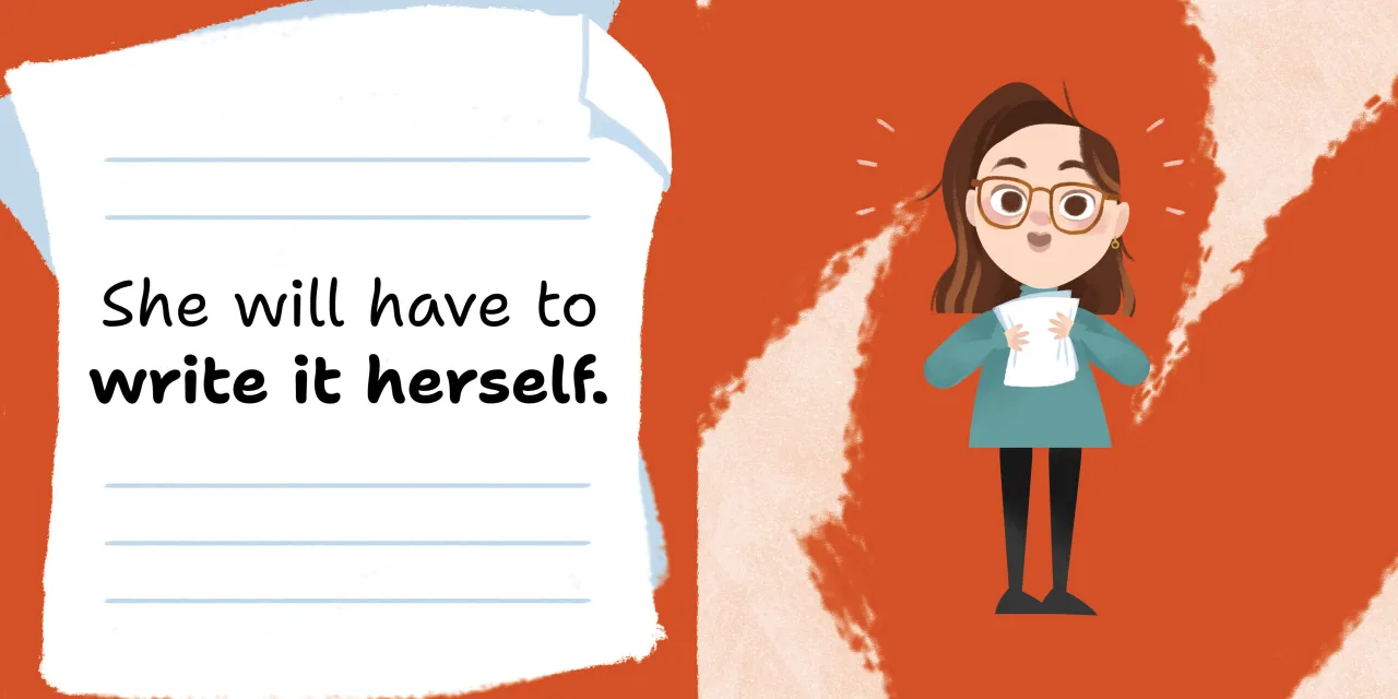 Julia Loves Books — illustrated spread 10 of 12. Official Book Dash page image with embedded story text and artwork.
