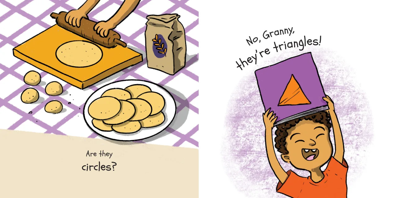 Samoosas! — illustrated spread 3 of 12. Official Book Dash page image with embedded story text and artwork.